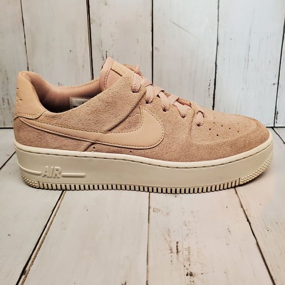 Nike AF1 Sage Low Air Force 1 Women's Sz 10 Particle Beige Sneakers AR5339-201 - Picture 2 of 11